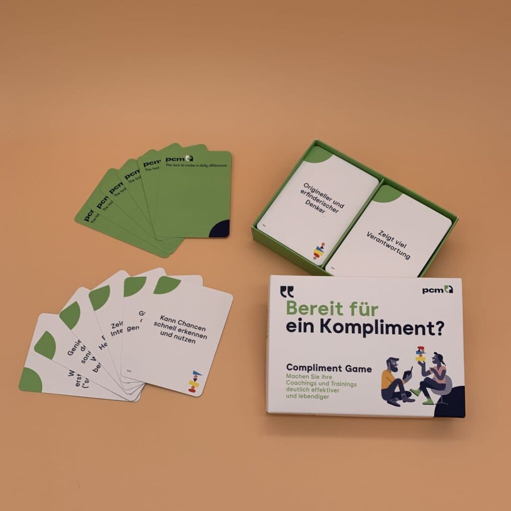Compliment Cards Game (German or English)